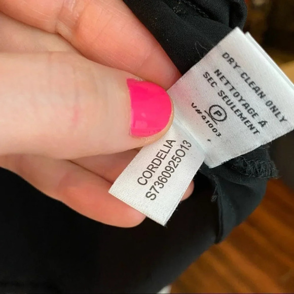 DVF Diane Von Furstenberg Cordelia Silk Lace Short Sleeve Blouse 2 XS Black Gold - Picture 12 of 13